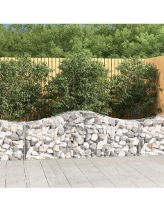 Дъговидна габионна кошница 200x50x60/80 см поцинковано желязо