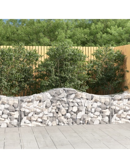 Дъговидна габионна кошница 200x50x60/80 см поцинковано желязо