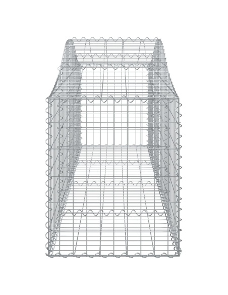 Дъговидна габионна кошница 200x50x60/80 см поцинковано желязо
