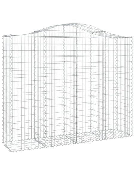 Дъговидна габионна кошница 200x50x160/180 см поцинковано желязо