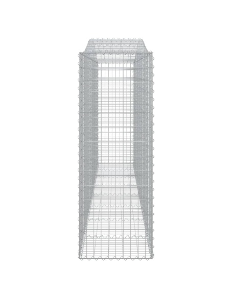 Дъговидна габионна кошница 400x50x140/160 см поцинковано желязо