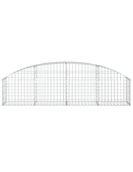 Дъговидна габионна кошница 200x30x40/60 см поцинковано желязо