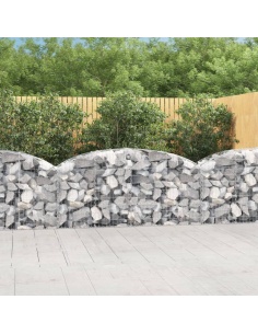 Дъговидна габионна кошница 200x50x80/100 см поцинковано желязо