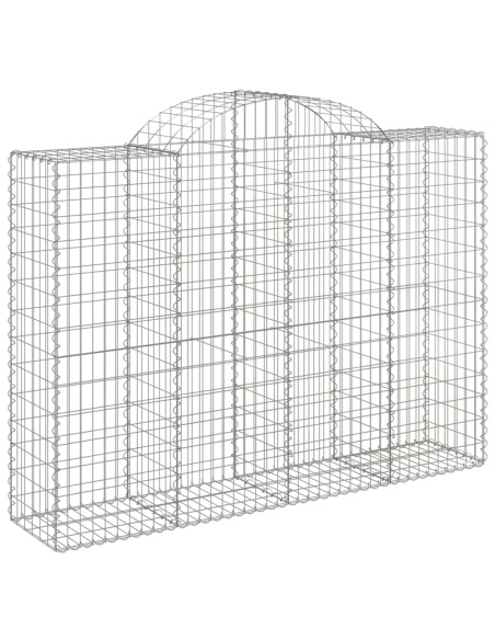 Дъговидна габионна кошница 200x50x140/160 см поцинковано желязо