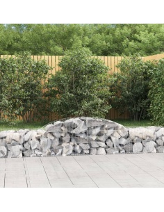 Дъговидна габионна кошница 300x50x40/60 см поцинковано желязо