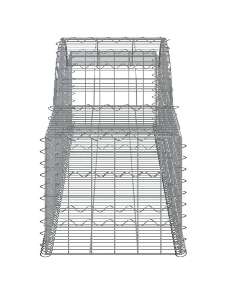 Дъговидна габионна кошница 300x50x40/60 см поцинковано желязо