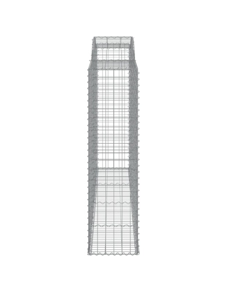 Дъговидна габионна кошница 300x50x180/200 см поцинковано желязо