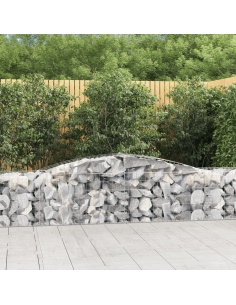 Дъговидна габионна кошница 400x50x60/80 см поцинковано желязо