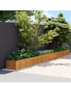Градинска повдигната леха 580x50x36 см кортенова стомана