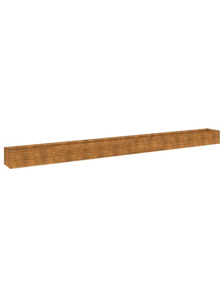 Градинска повдигната леха 580x50x36 см кортенова стомана