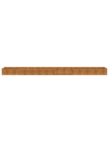Градинска повдигната леха 580x50x36 см кортенова стомана