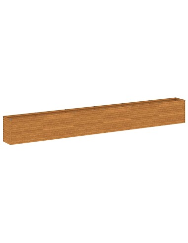 Градинска повдигната леха 578x50x69 см кортенова стомана
