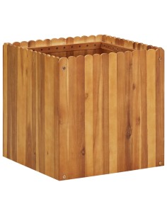 Градинска повдигната леха, 50x50x50 см, акациево дърво масив