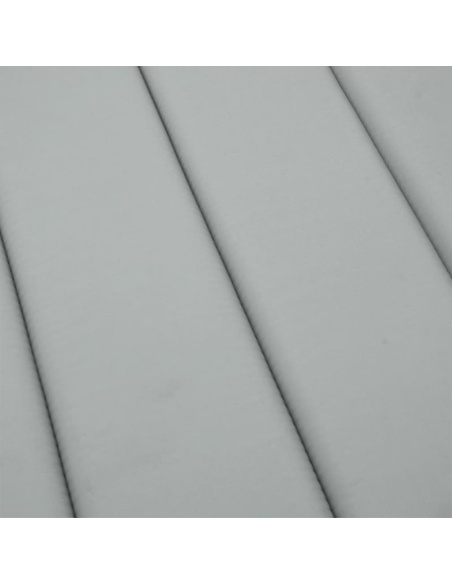Шалте за шезлонг, меланж светлосиво, 200x60x4 см, плат - VL4002509 ➤ на топ цена ➤ pagagal.com