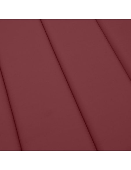 Шалте за шезлонг, меланж виненочервено, 186x58x4 см, плат - VL4002485 ➤ на топ цена ➤ pagagal.com