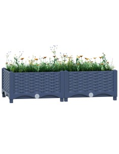 Повдигната леха, 80x40x23 см, полипропилен