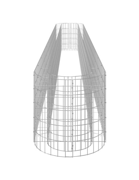 Габион повдигната леха, поцинковано желязо, 470x50x50 cм