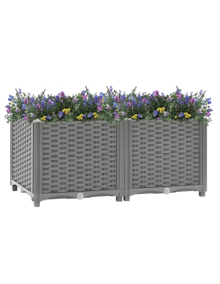 Повдигната леха, 80x40x38 см, полипропилен