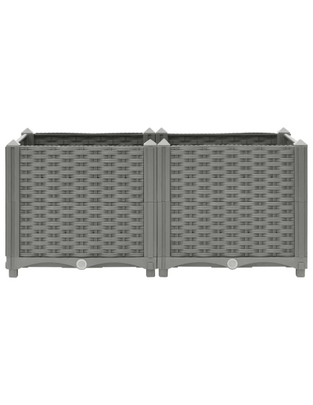 Повдигната леха, 80x40x38 см, полипропилен