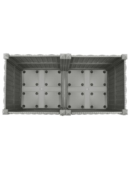 Повдигната леха, 80x40x38 см, полипропилен