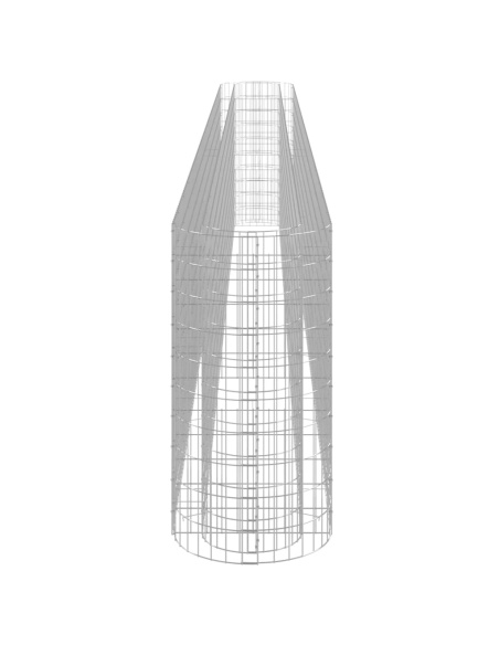 Габион повдигната леха, поцинковано желязо, 610x50x100 cм