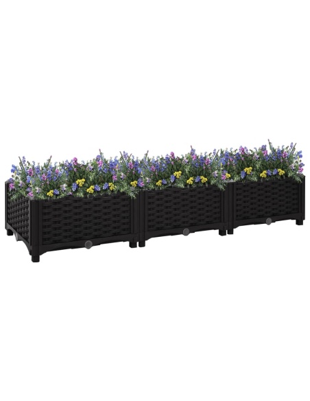 Повдигната леха, 120x40x23 см, полипропилен