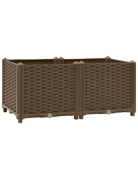Повдигната леха, 80x40x38 см, полипропилен