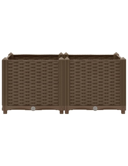 Повдигната леха, 80x40x38 см, полипропилен