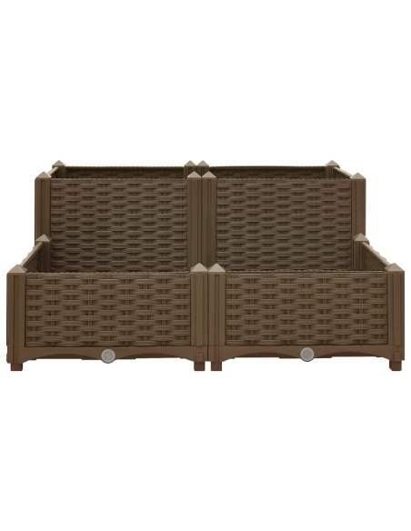 Повдигната леха, 80x80x38 см, полипропилен