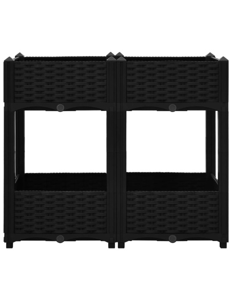 Повдигната леха, 80x40x71 см, полипропилен