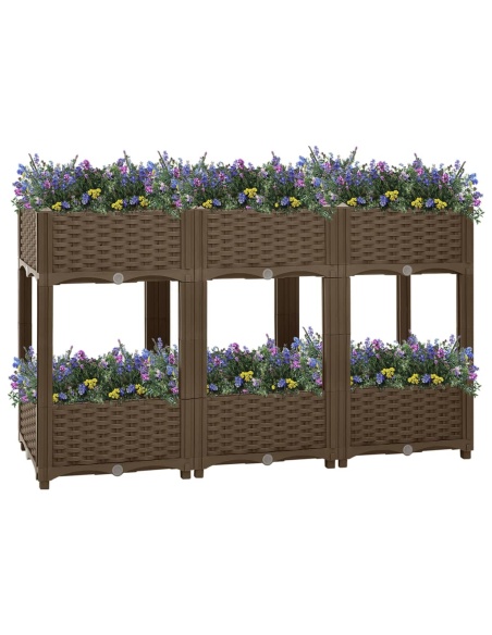 Повдигната леха, 120x40x71 см, полипропилен