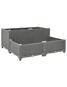 Повдигната леха, 80x80x38 см, полипропилен