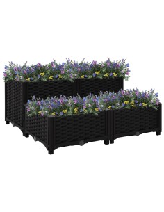 Повдигната леха, 80x80x38 см, полипропилен