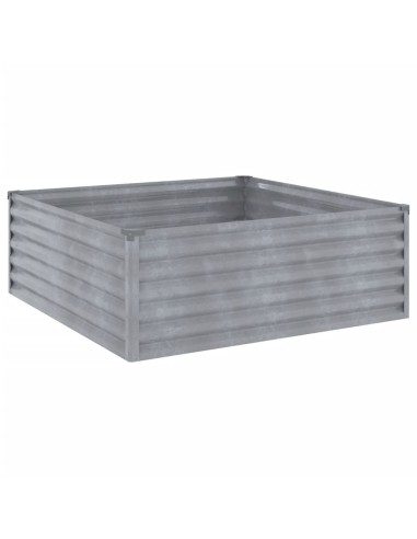 Градинска повдигната леха 100x100x36 см кортенова стомана