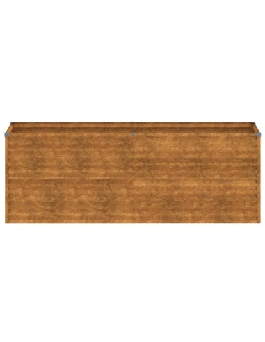 Градинска повдигната леха 196x50x69 см кортенова стомана