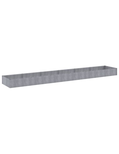 Градинска повдигната леха 579x100x36 см кортенова стомана