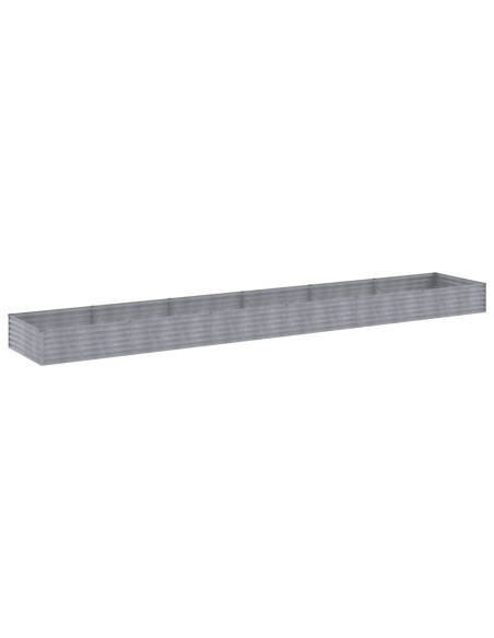 Градинска повдигната леха 579x100x36 см кортенова стомана