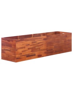 Градинска повдигната леха, акациево дърво, 200x50x50 см