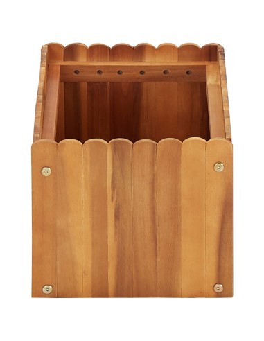 Градинска повдигната леха, 50x30x25 см, акациево дърво масив