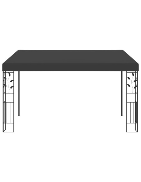 Шатра за стенен монтаж, 4x3x2,5 м, антрацит