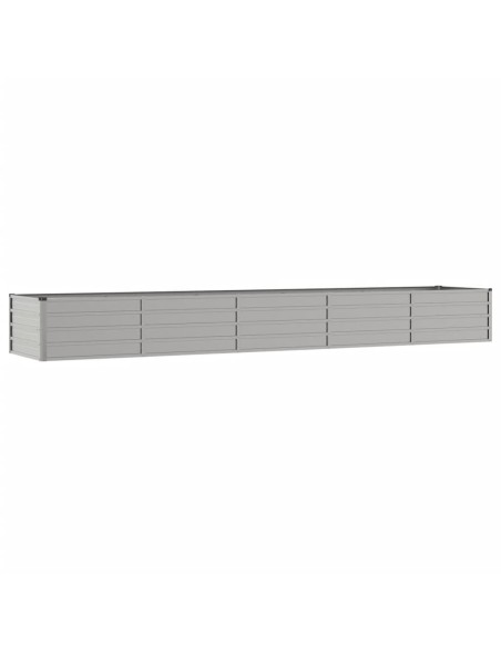 Градинска повдигната леха ръждив 400x80x45 см кортенова стомана