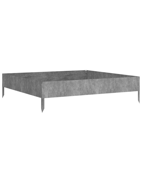 Градинска повдигната леха 100x100x26 см кортенова стомана