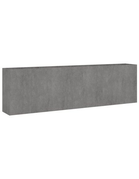 Градинска повдигната леха 280x40x80 см кортенова стомана