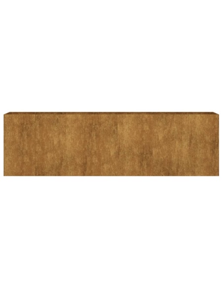 Градинска повдигната леха 280x40x80 см кортенова стомана
