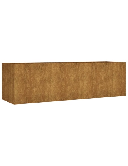 Градинска повдигната леха 280x80x80 см кортенова стомана