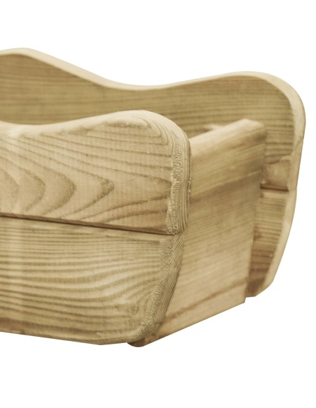 Градинска повдигната леха, 50x18x18 см, импрегниран бор