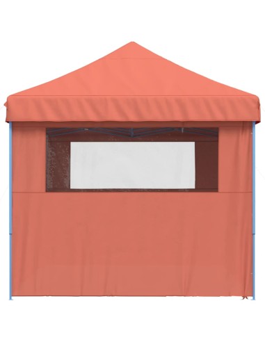 Сгъваема парти шатра pop-up с 4 странични стени теракота