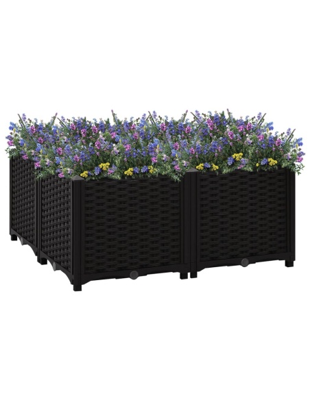 Повдигната леха, 80x80x38 см, полипропилен