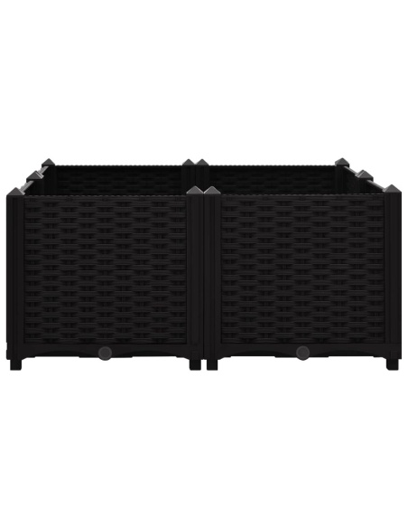 Повдигната леха, 80x80x38 см, полипропилен