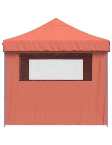 Сгъваема парти шатра pop-up с 4 странични стени теракота